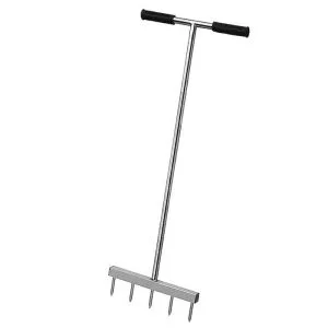 Levelawn 5-tine Fork Aerator Stainless Steel